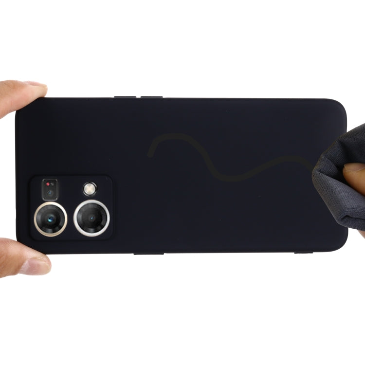 Pure Color Liquid Silicone Shockproof Full Coverage Phone Case, For OPPO Reno 7 4G Global/F21 Pro 4G, For ZTE Blade A51 2021