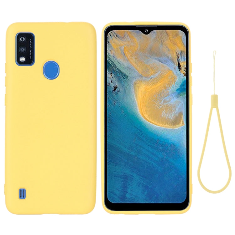 Pure Color Liquid Silicone Shockproof Full Coverage Phone Case, For OPPO Reno 7 4G Global/F21 Pro 4G, For ZTE Blade A51 2021