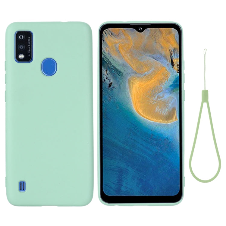 Pure Color Liquid Silicone Shockproof Full Coverage Phone Case, For OPPO Reno 7 4G Global/F21 Pro 4G, For ZTE Blade A51 2021