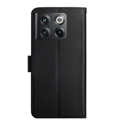 HT02 Genuine Leather Fingerprint-proof Flip Phone Case