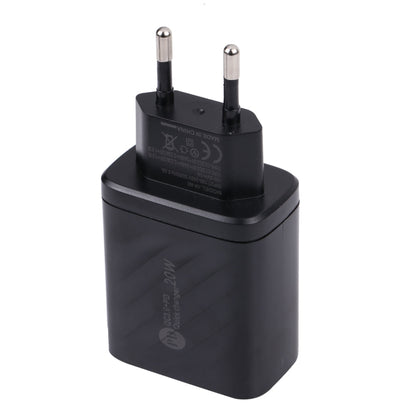 AR-892 3 in 1 QC3.0 PD20W USB + USB-C / Type-C Wall Travel Charger, EU Plug, UK Plug