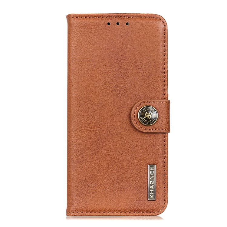 KHAZNEH Cowhide Texture Leather Phone Case