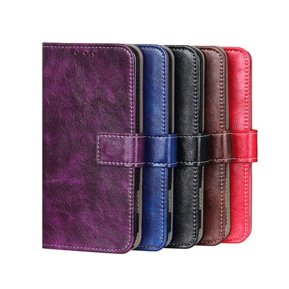 Retro Crazy Horse Texture Horizontal Flip Leather Case with Holder & Card Slots & Photo Frame & Wallet