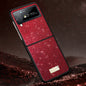 SULADA Shockproof TPU + Handmade Leather Phone Case, For Samsung Galaxy Z Flip5, For Samsung Galaxy Z Flip4