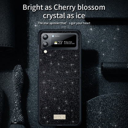 SULADA Shockproof TPU + Handmade Leather Phone Case, For Samsung Galaxy Z Flip5, For Samsung Galaxy Z Flip4
