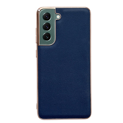 Genuine Leather Luolai Series Nano Electroplating Phone Case