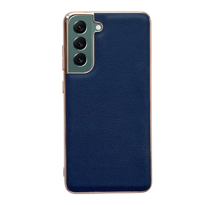 Genuine Leather Luolai Series Nano Electroplating Phone Case