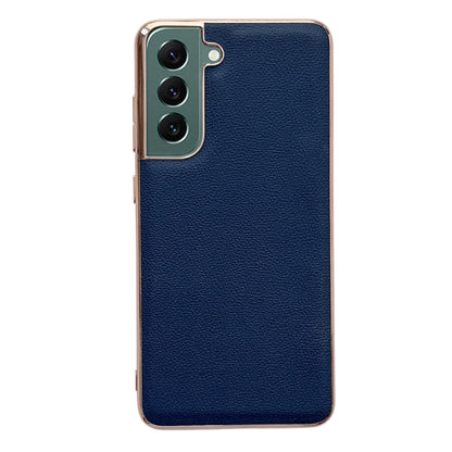 Genuine Leather Luolai Series Nano Electroplating Phone Case