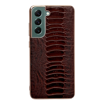 Genuine Leather Weilai Series Nano Electroplating Phone Case