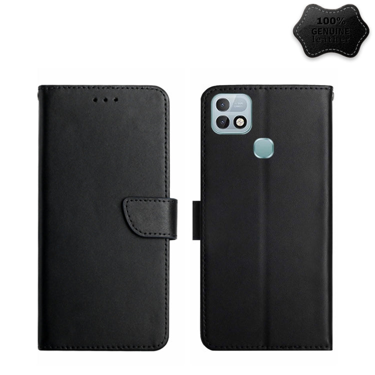 Genuine Leather Fingerprint-proof Horizontal Flip Phone Case