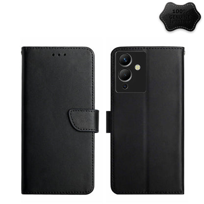 Genuine Leather Fingerprint-proof Horizontal Flip Phone Case, For Infinix Hot 10i/Smart 5 Pro, For Infinix Hot 11, For Infinix Hot 12i, For Infinix Hot 11s NFC, For Infinix Note 11, For Infinix Note 12 G96, For Infinix Smart 6