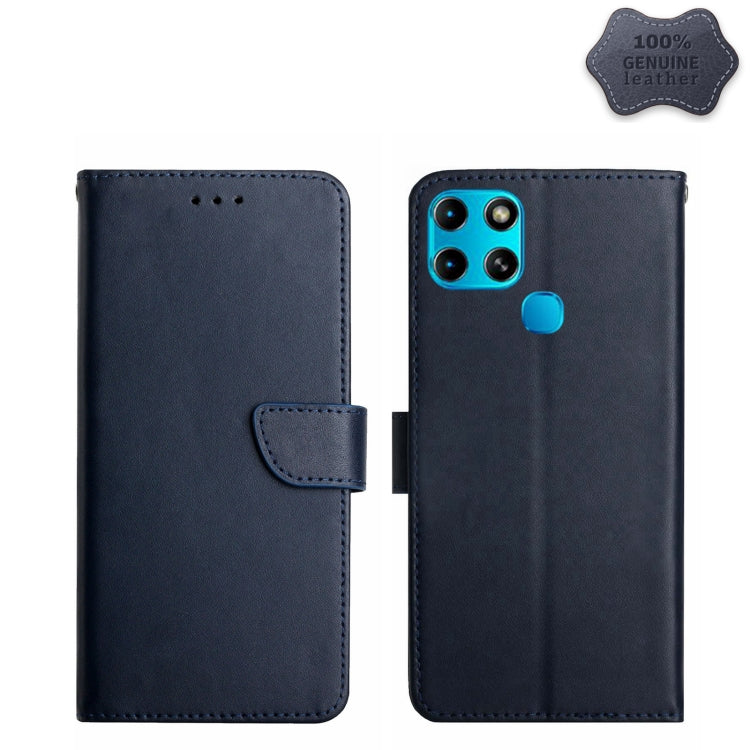 Genuine Leather Fingerprint-proof Horizontal Flip Phone Case, For Infinix Hot 10i/Smart 5 Pro, For Infinix Hot 11, For Infinix Hot 12i, For Infinix Hot 11s NFC, For Infinix Note 11, For Infinix Note 12 G96, For Infinix Smart 6
