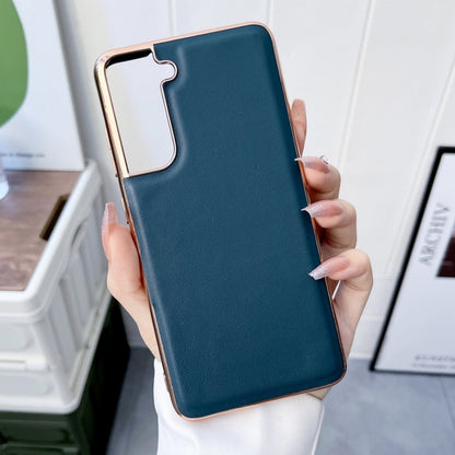 Genuine Leather Xiaoya Series Nano Electroplating Phone Case