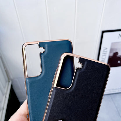 Genuine Leather Xiaoya Series Nano Electroplating Phone Case