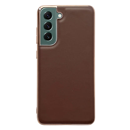 Genuine Leather Xiaoya Series Nano Electroplating Phone Case