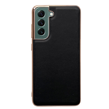 Genuine Leather Xiaoya Series Nano Electroplating Phone Case