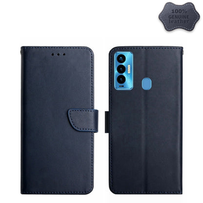 Genuine Leather Fingerprint-proof Horizontal Flip Phone Case