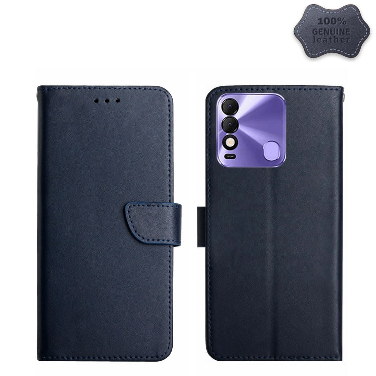 Genuine Leather Fingerprint-proof Horizontal Flip Phone Case, For Tecno Camon 17 Pro, For Tecno Camon 17P, For Tecno Camon 18i, For Tecno Camon 18P, For Tecno Camon 19 4G, For Tecno Camon 19 Pro 4G, For Tecno Spark 8, For Tecno Spark Go 2022