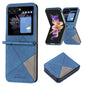 Rhombus Texture Leather Phone Case, For Samsung Galaxy Z Flip4, For Samsung Galaxy Z Flip5