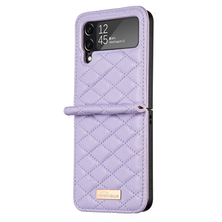 Elegant Rhombic Texture Leather Phone Case