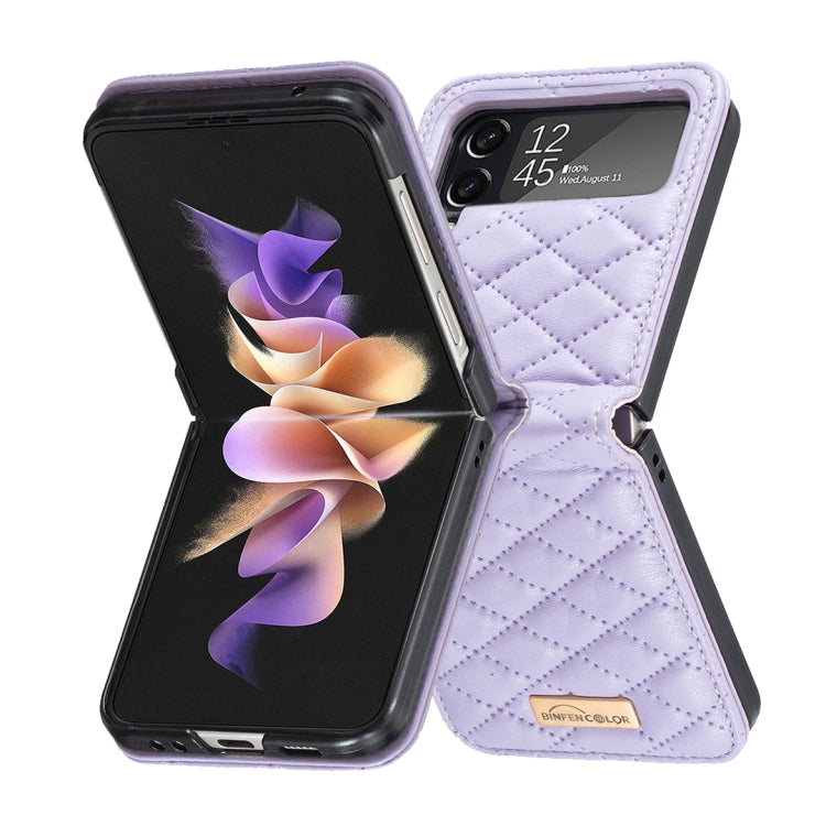 Elegant Rhombic Texture Leather Phone Case