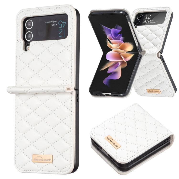 Elegant Rhombic Texture Leather Phone Case