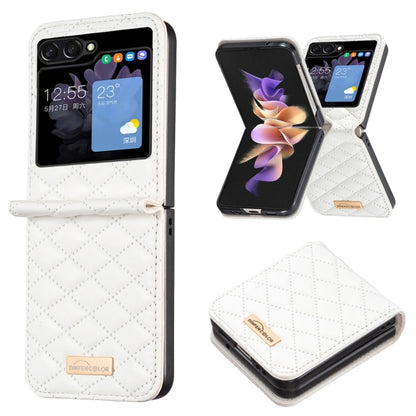 Elegant Rhombic Texture Leather Phone Case