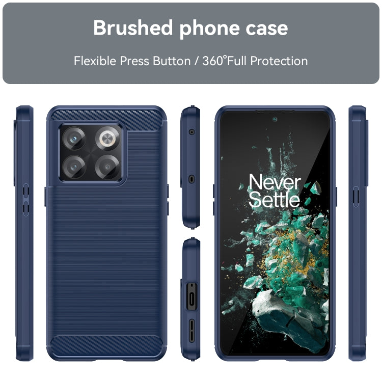 Brushed Texture Carbon Fiber TPU Phone Case