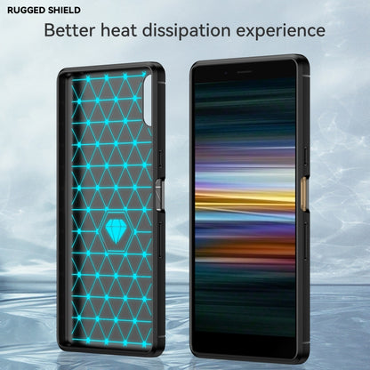 Brushed Texture Carbon Fiber TPU Phone Case