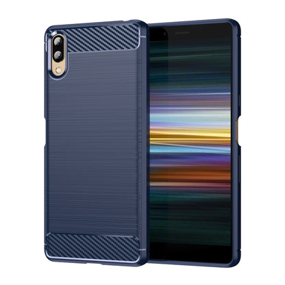 Brushed Texture Carbon Fiber TPU Phone Case