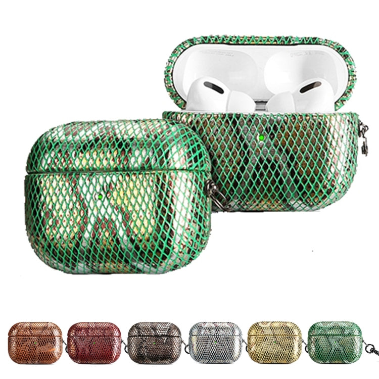 J01 Mesh Snakeskin Headphone Case