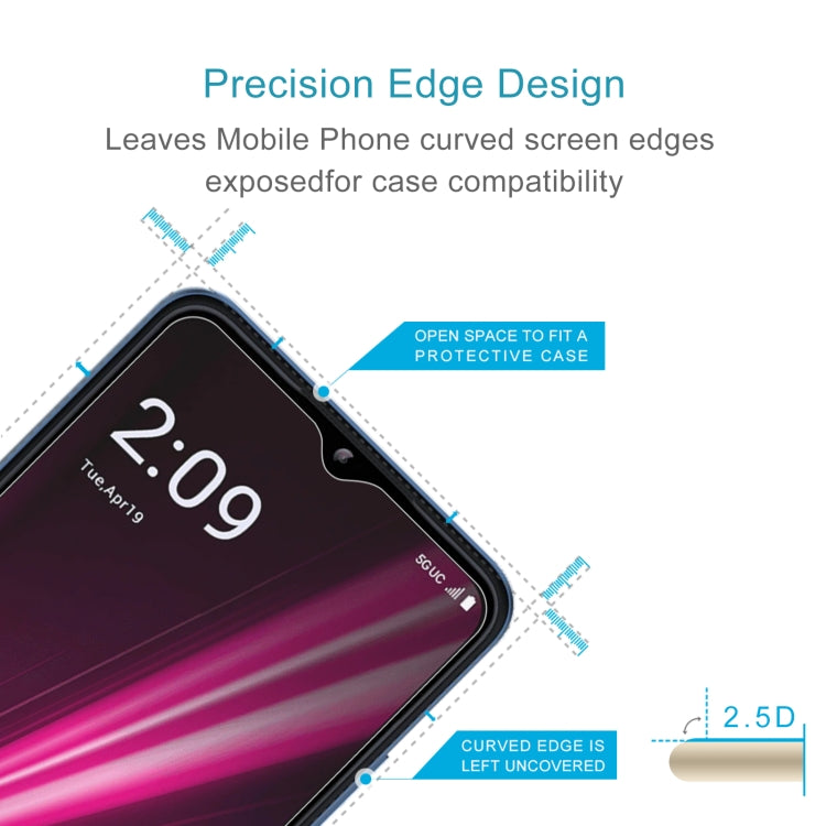 10 PCS 0.26mm 9H 2.5D Tempered Glass Film