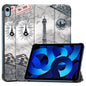 Custer Painted Leather Tablet Case with Holder, For  iPad 2025 / 2022
