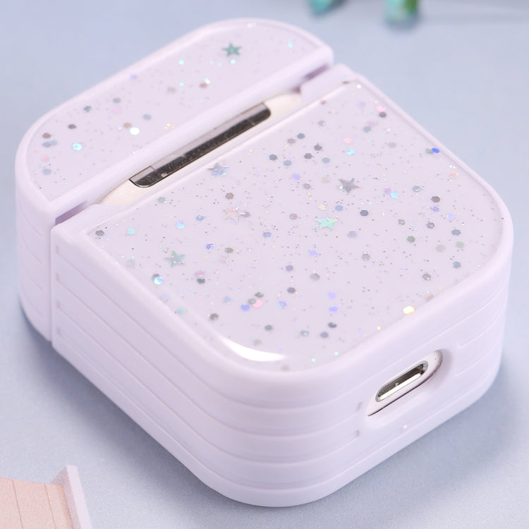 For AirPods 1 / 2 Beautiful Ladies Flowers Pattern Wireless Earphone Protective Case, For AirPods 1 / 2
