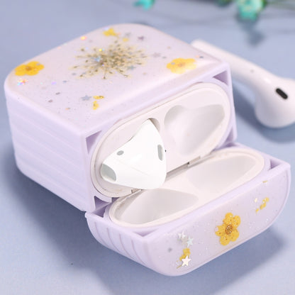 For AirPods 1 / 2 Gypsophila Flowers Pattern Wireless Earphone Protective Case, For AirPods 1 / 2