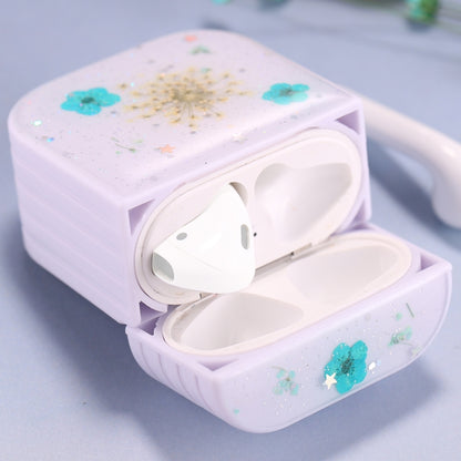 For AirPods 1 / 2 Gypsophila Flowers Pattern Wireless Earphone Protective Case, For AirPods 1 / 2