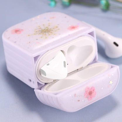 For AirPods 1 / 2 Gypsophila Flowers Pattern Wireless Earphone Protective Case, For AirPods 1 / 2