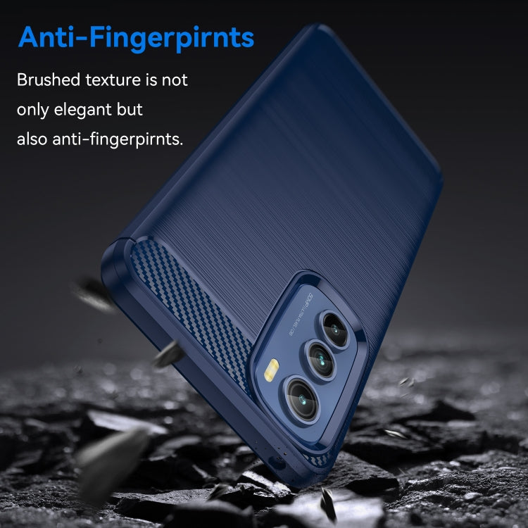 Brushed Texture Carbon Fiber TPU Phone Case, For Motorola Edge 30, For Nokia G400 5G
