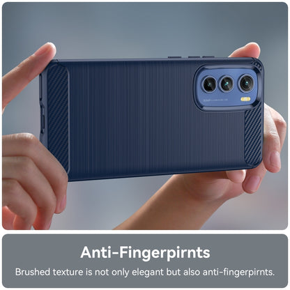 Brushed Texture Carbon Fiber TPU Phone Case, For Motorola Edge 30, For Nokia G400 5G