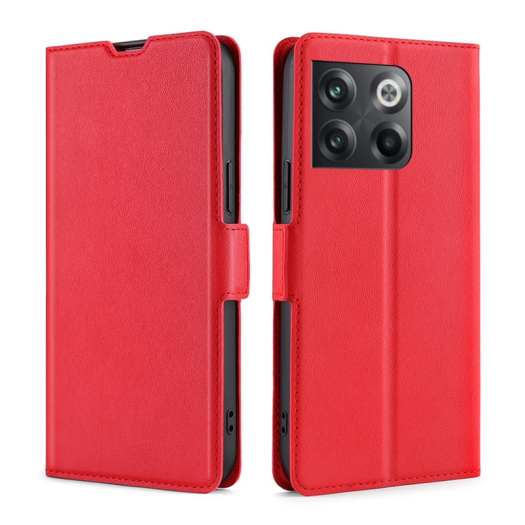 Ultra-thin Voltage Side Buckle Horizontal Flip Leather Phone Case