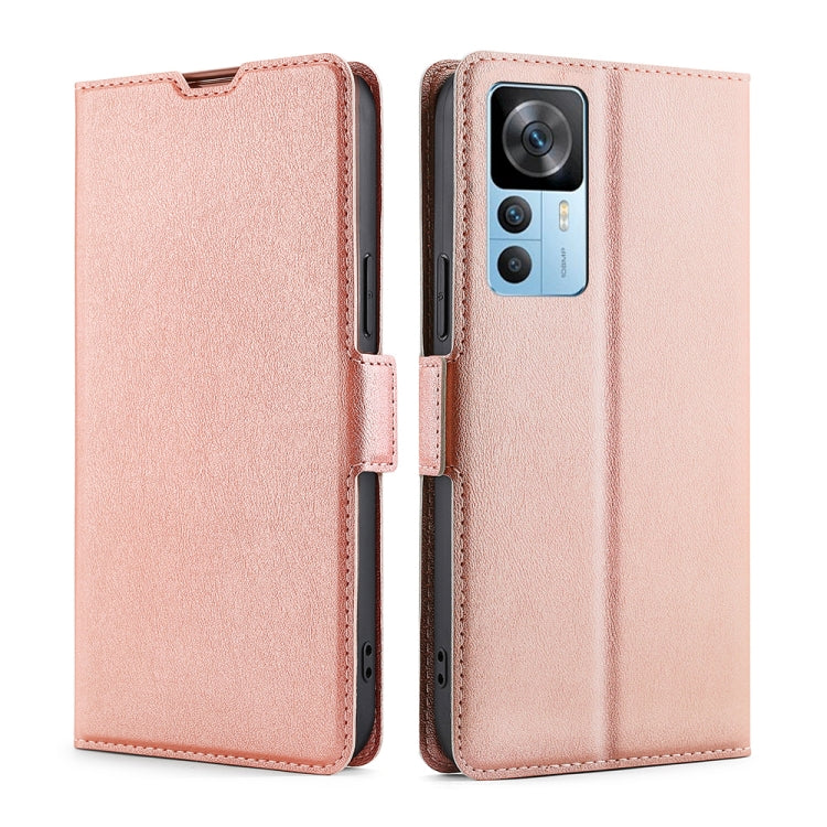 Ultra-thin Voltage Side Buckle Horizontal Flip Leather Phone Case