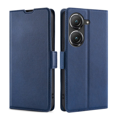 Ultra-thin Voltage Side Buckle Horizontal Flip Leather Phone Case