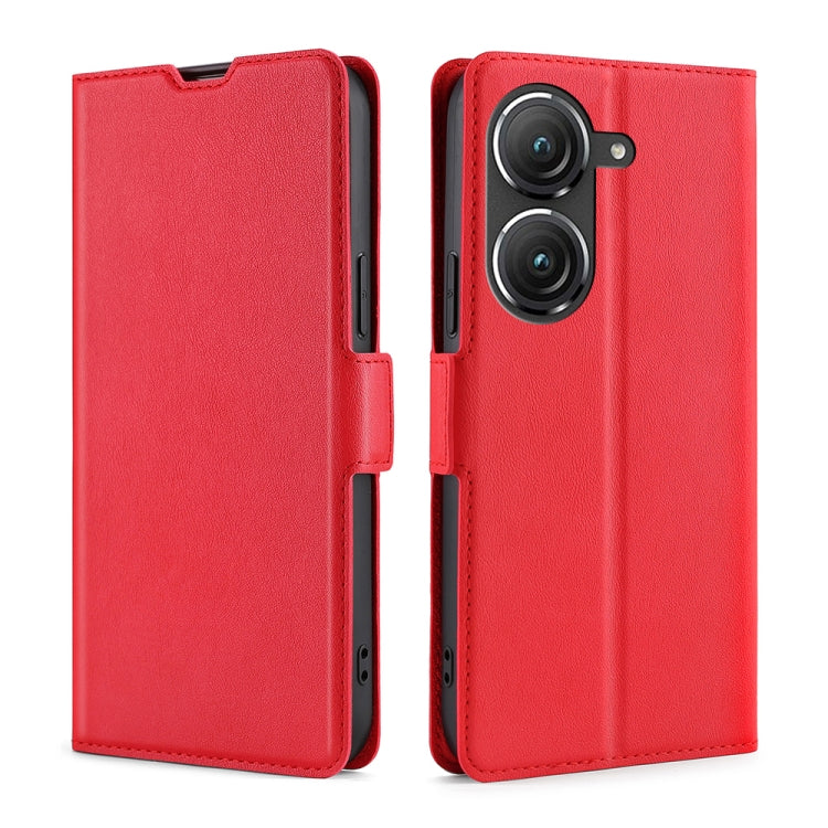 Ultra-thin Voltage Side Buckle Horizontal Flip Leather Phone Case