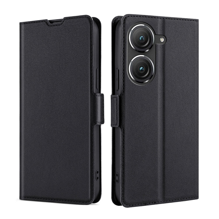 Ultra-thin Voltage Side Buckle Horizontal Flip Leather Phone Case