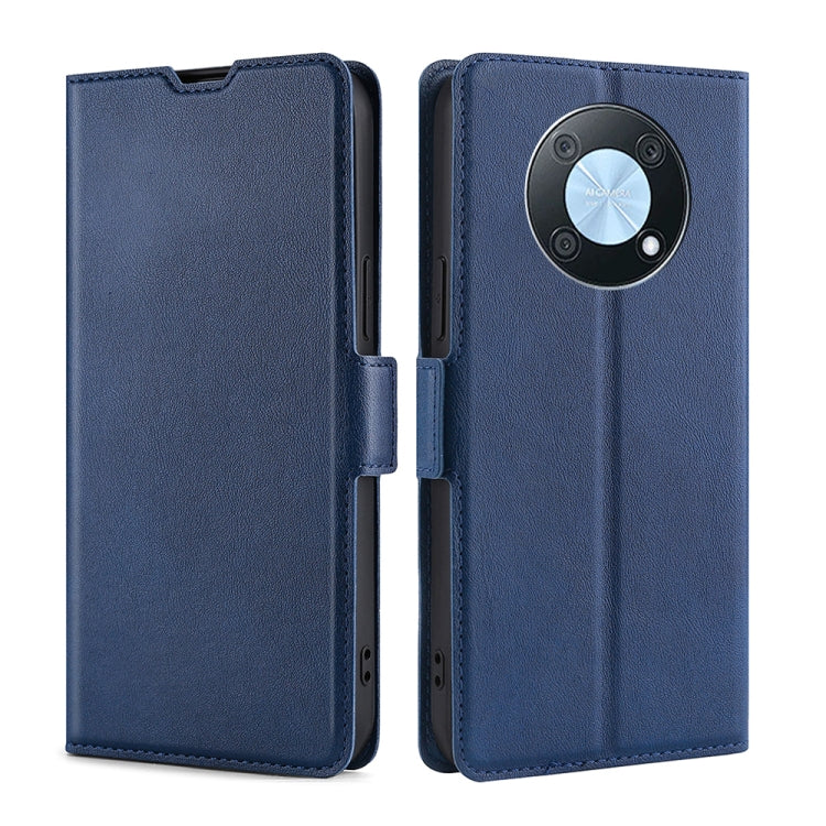 Ultra-thin Voltage Side Buckle Horizontal Flip Leather Phone Case