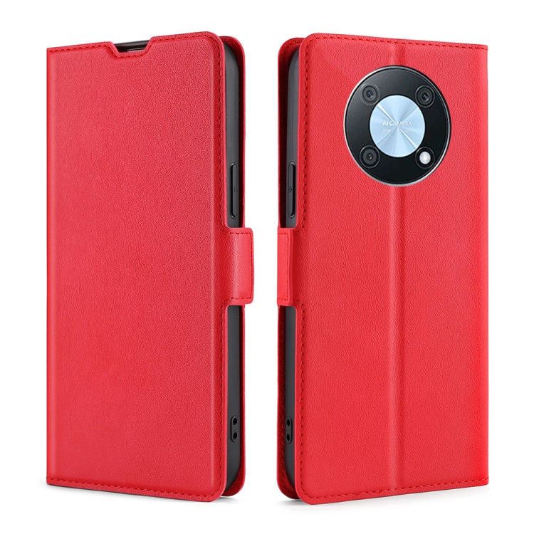 Ultra-thin Voltage Side Buckle Horizontal Flip Leather Phone Case