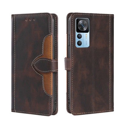Skin Feel Magnetic Buckle Leather Phone Case