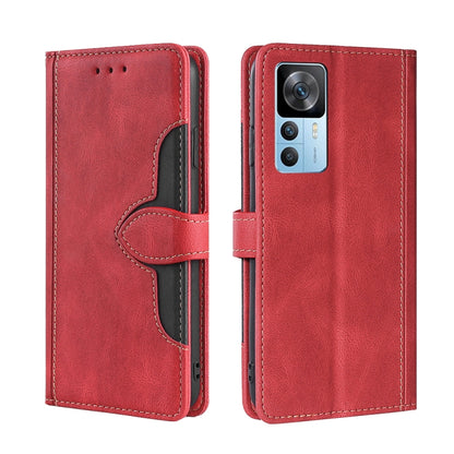Skin Feel Magnetic Buckle Leather Phone Case