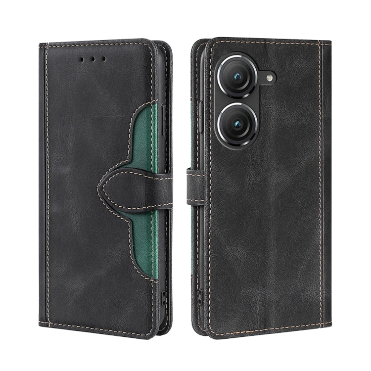 Skin Feel Magnetic Buckle Leather Phone Case