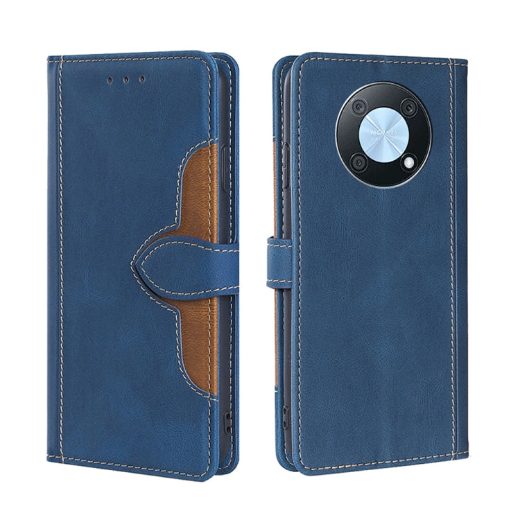 Skin Feel Magnetic Buckle Leather Phone Case